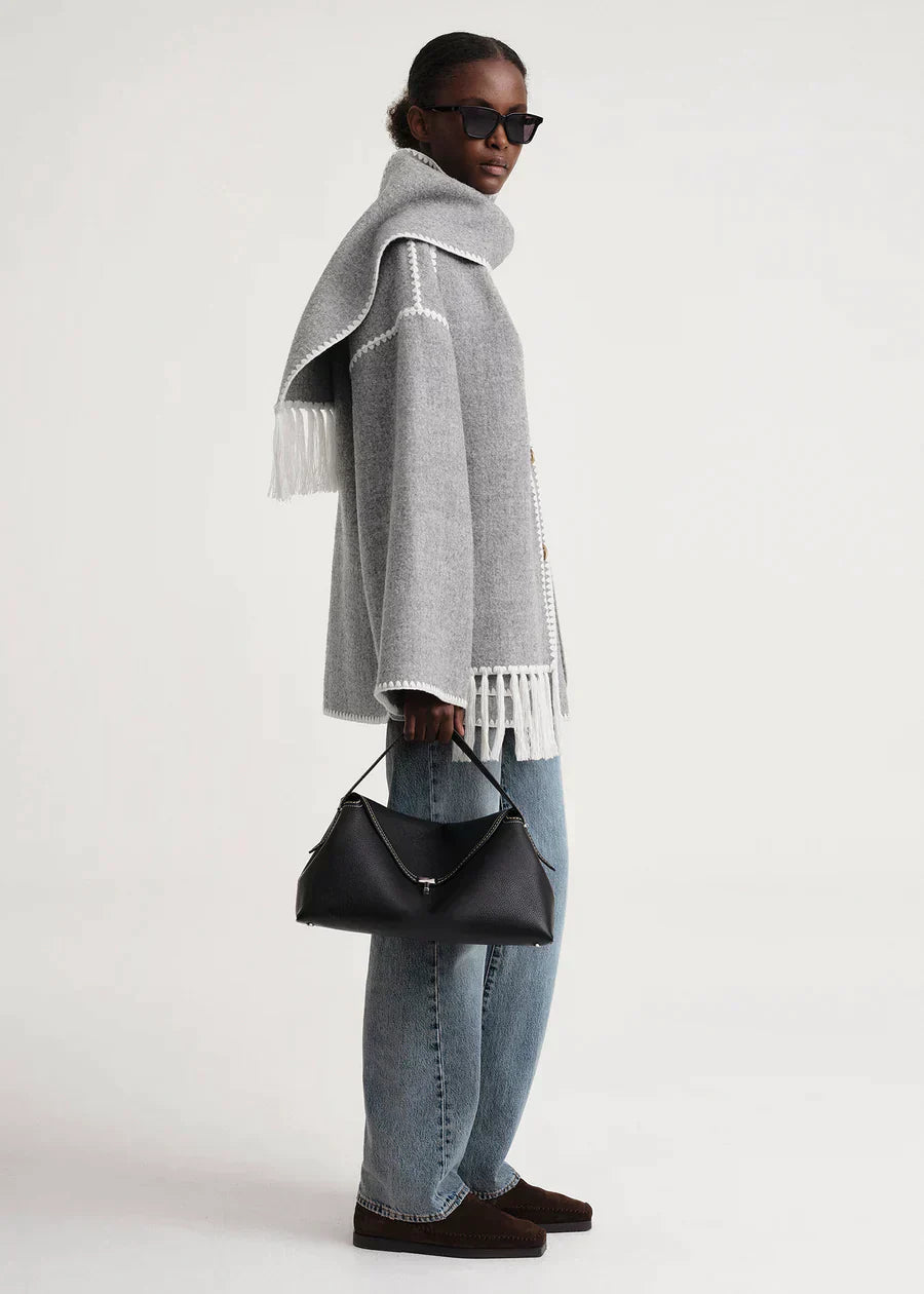 WW | Wool Coat for Women Grey Elegant and Stylish