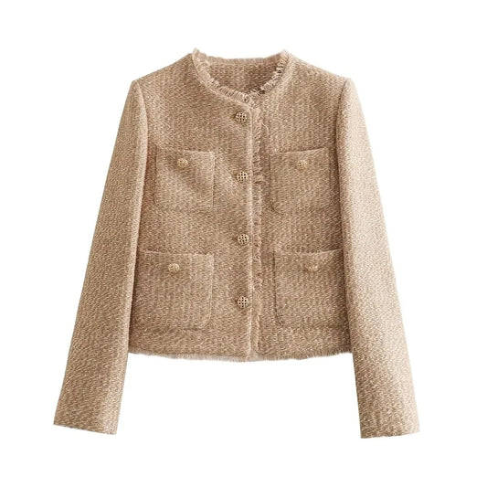 WW | Adèle aus Tweed mit doppelter Knopfleiste