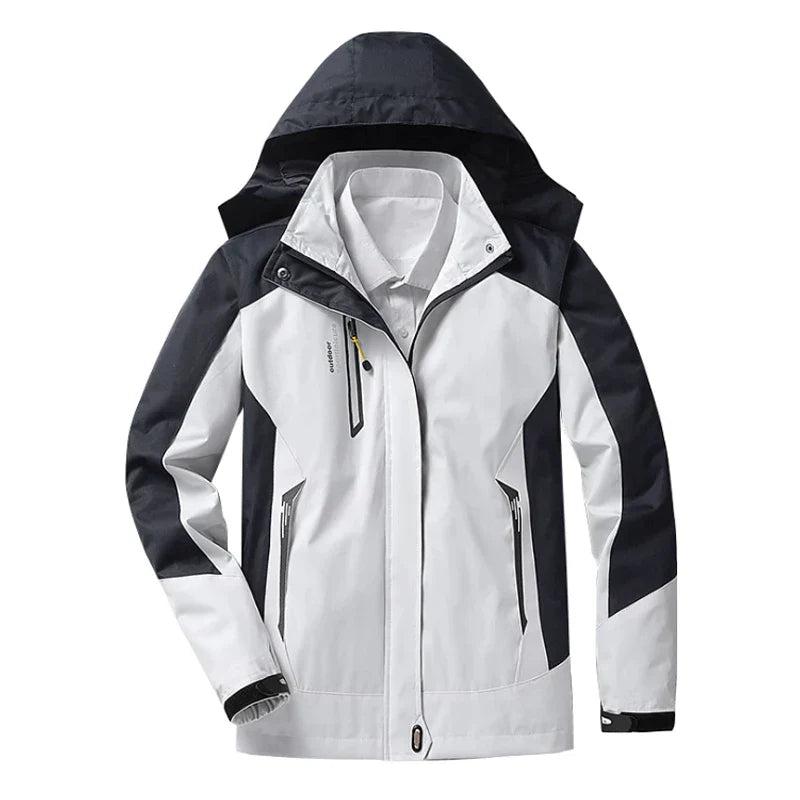 WW | Waterproof Windbreaker Jacket with Sporty Hood Design
