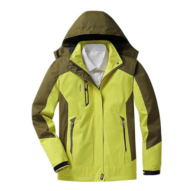 WW | Waterproof Windbreaker Jacket with Sporty Hood Design