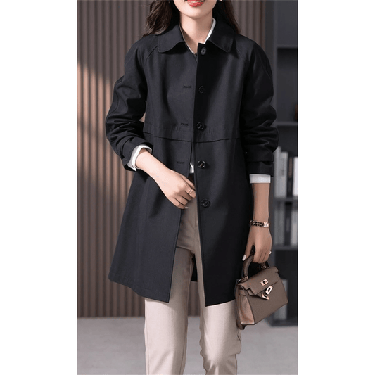 WW | Maßgeschneiderter Damen Trenchcoat mit Klassischem Kragen