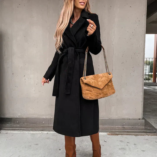 WW | women's wool blend trench coat