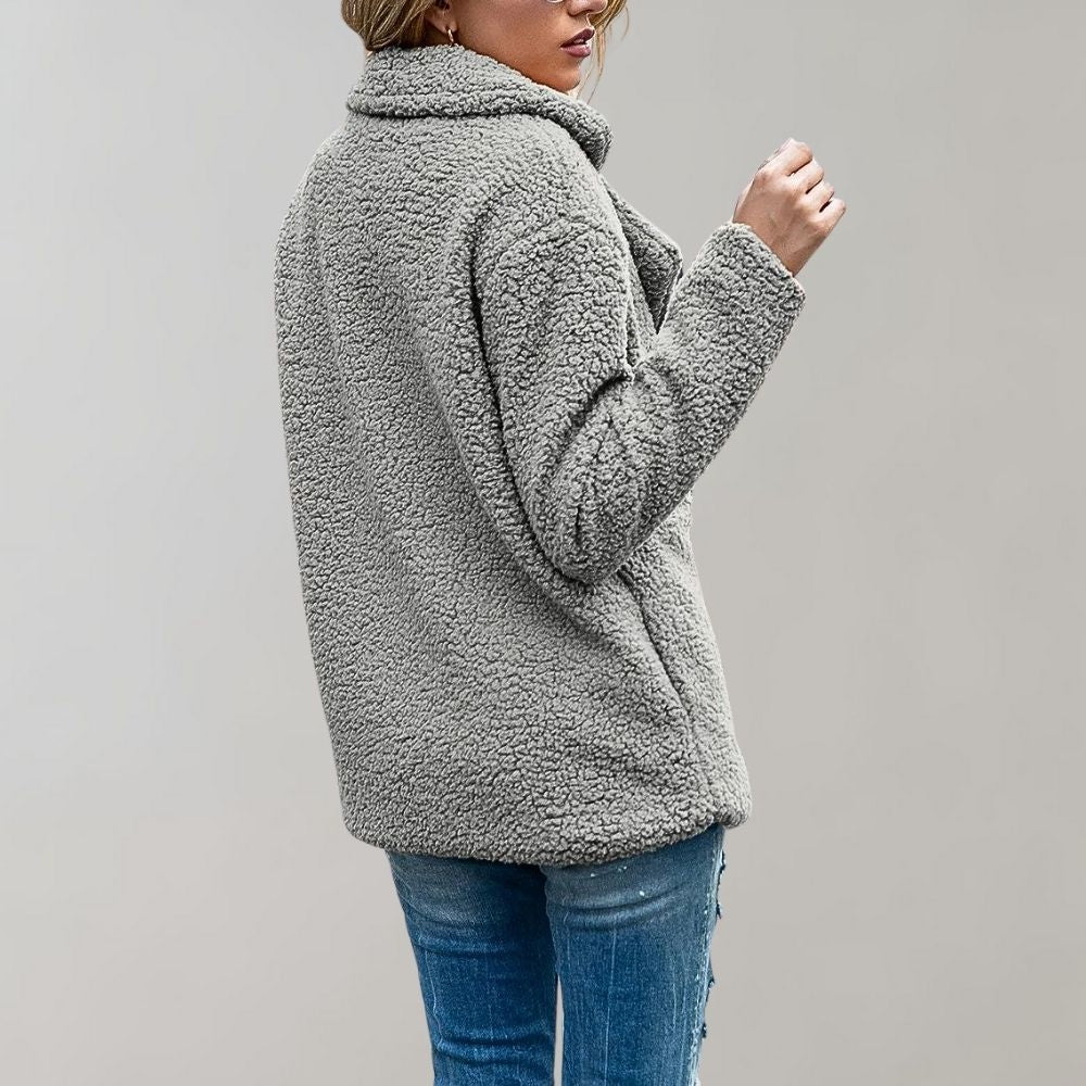 WW | Gemütliche Winter-Damenjacke Mit Doppelreiher