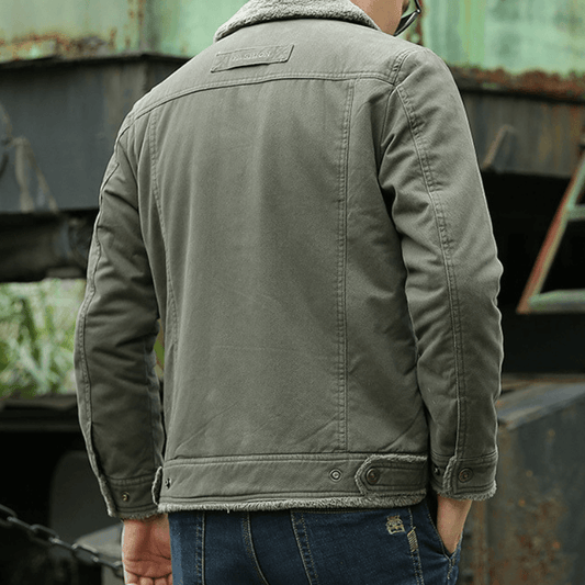WW | Lange Winterjacke Herren Gepolstert und Bequem