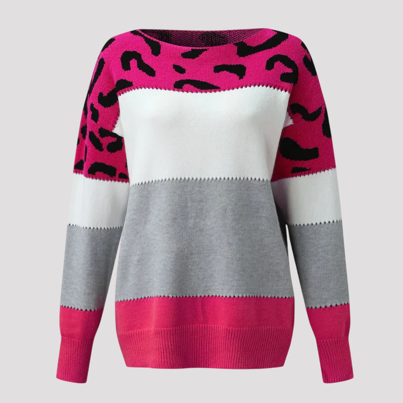 WW | Sweater with leopard print
