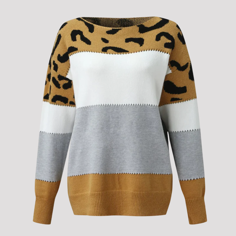 WW | Sweater with leopard print