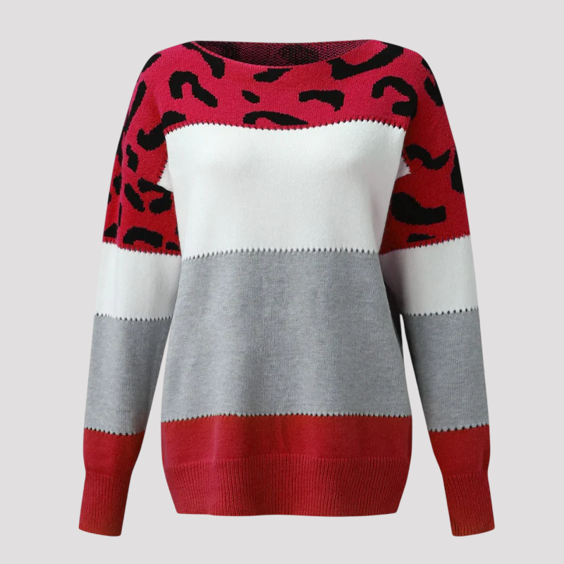 WW | Sweater with leopard print