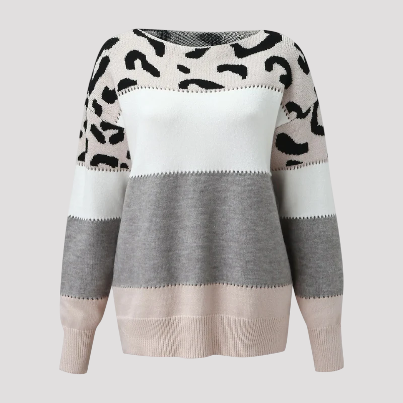 WW | Sweater with leopard print