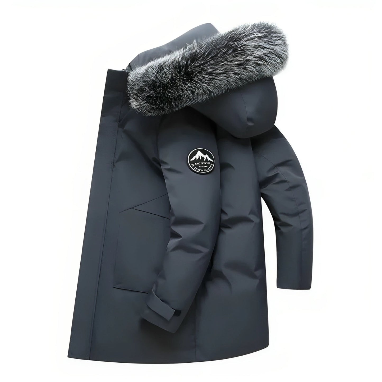 WW | Hooded Winter Jacket with Faux Fur Collar