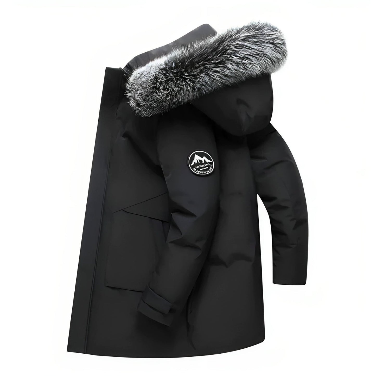 WW | Hooded Winter Jacket with Faux Fur Collar