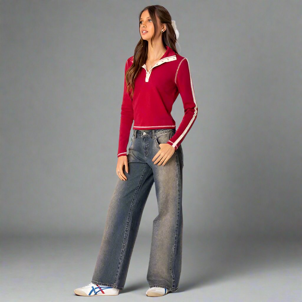 WW | trendige Low-Rise-Jeans aus Stretch-Denim für Damen