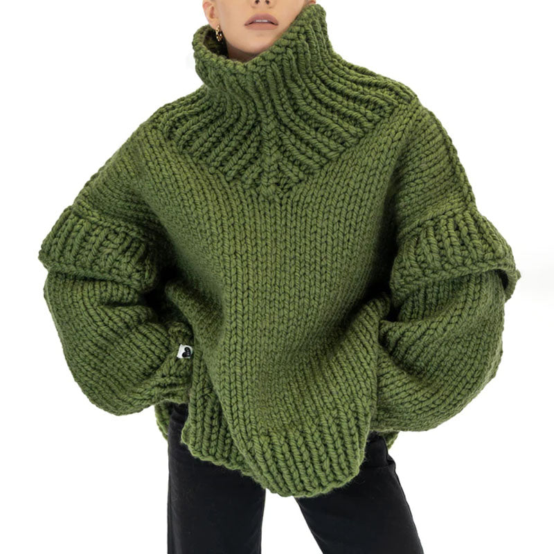 WW | Übergroßer Lässiger Pullover