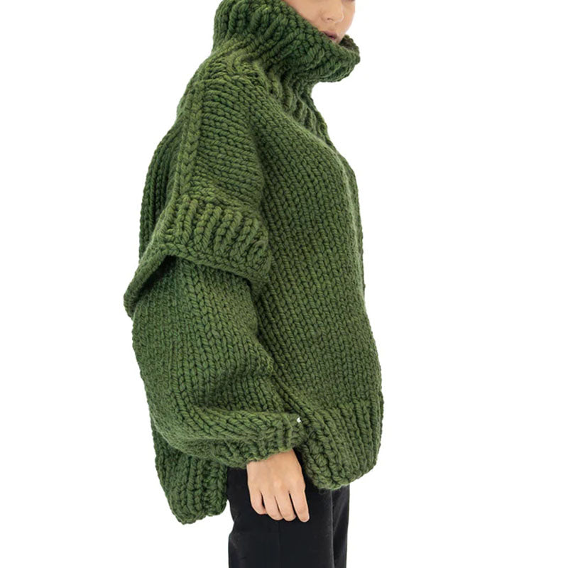 WW | Übergroßer Lässiger Pullover