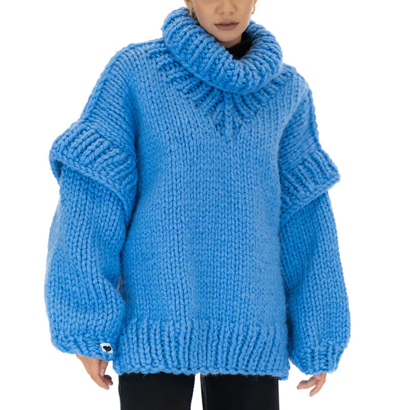 WW | Übergroßer Lässiger Pullover