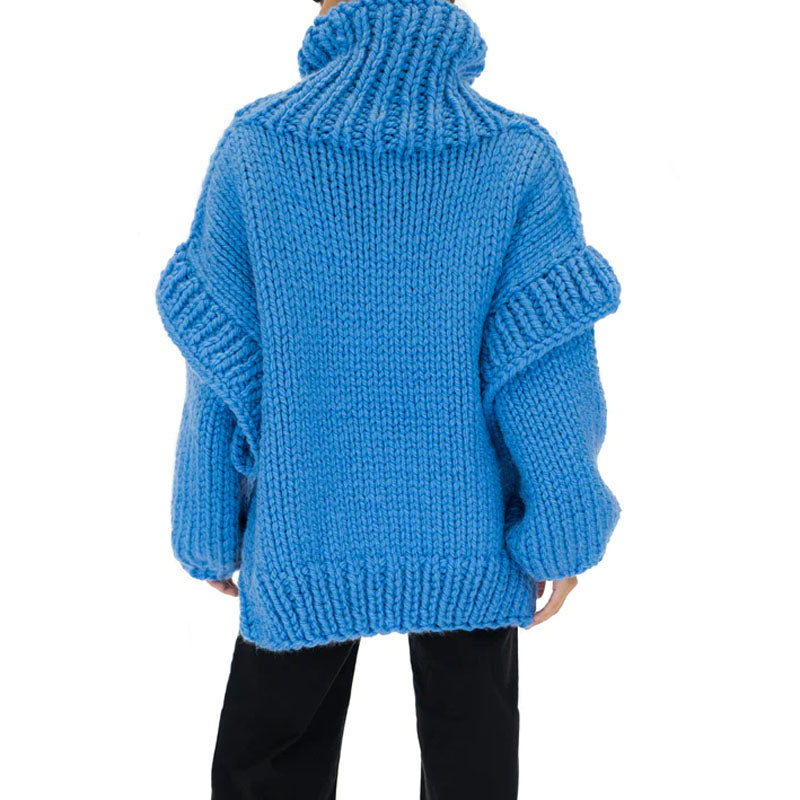 WW | Übergroßer Lässiger Pullover