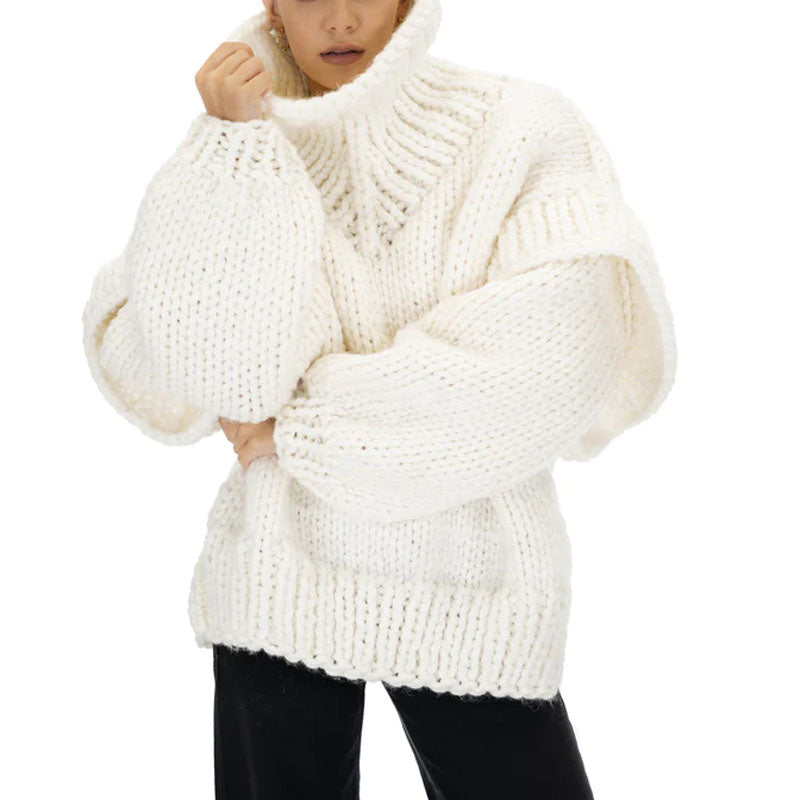 WW | Übergroßer Lässiger Pullover