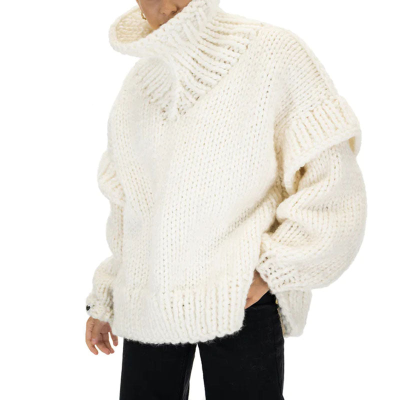 WW | Übergroßer Lässiger Pullover