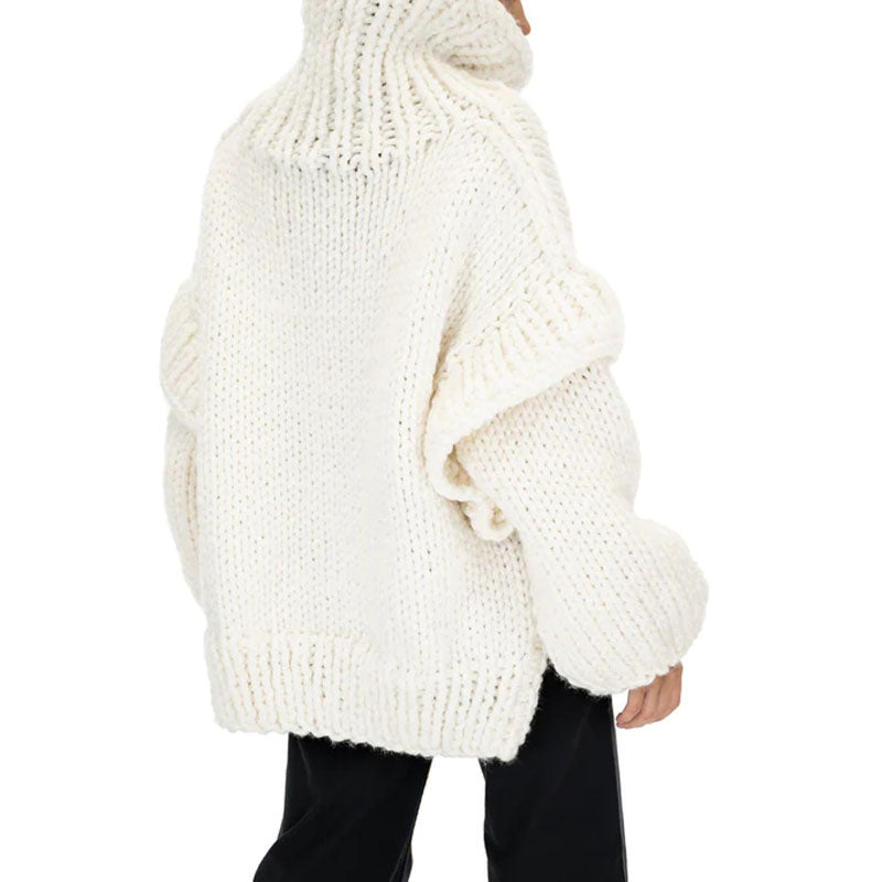 WW | Übergroßer Lässiger Pullover