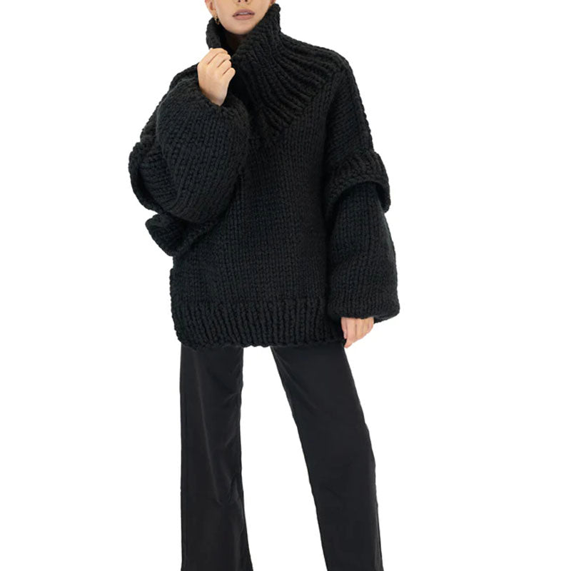 WW | Übergroßer Lässiger Pullover