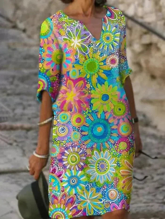WW | Buntes Blumenkleid