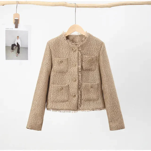 WW | Jacke Knopfverschluss Herbst Blazer Jacke Damen Jacke