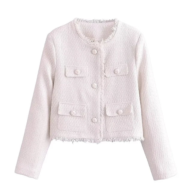 WW | Jacke Knopfverschluss Herbst Blazer Jacke Damen Jacke