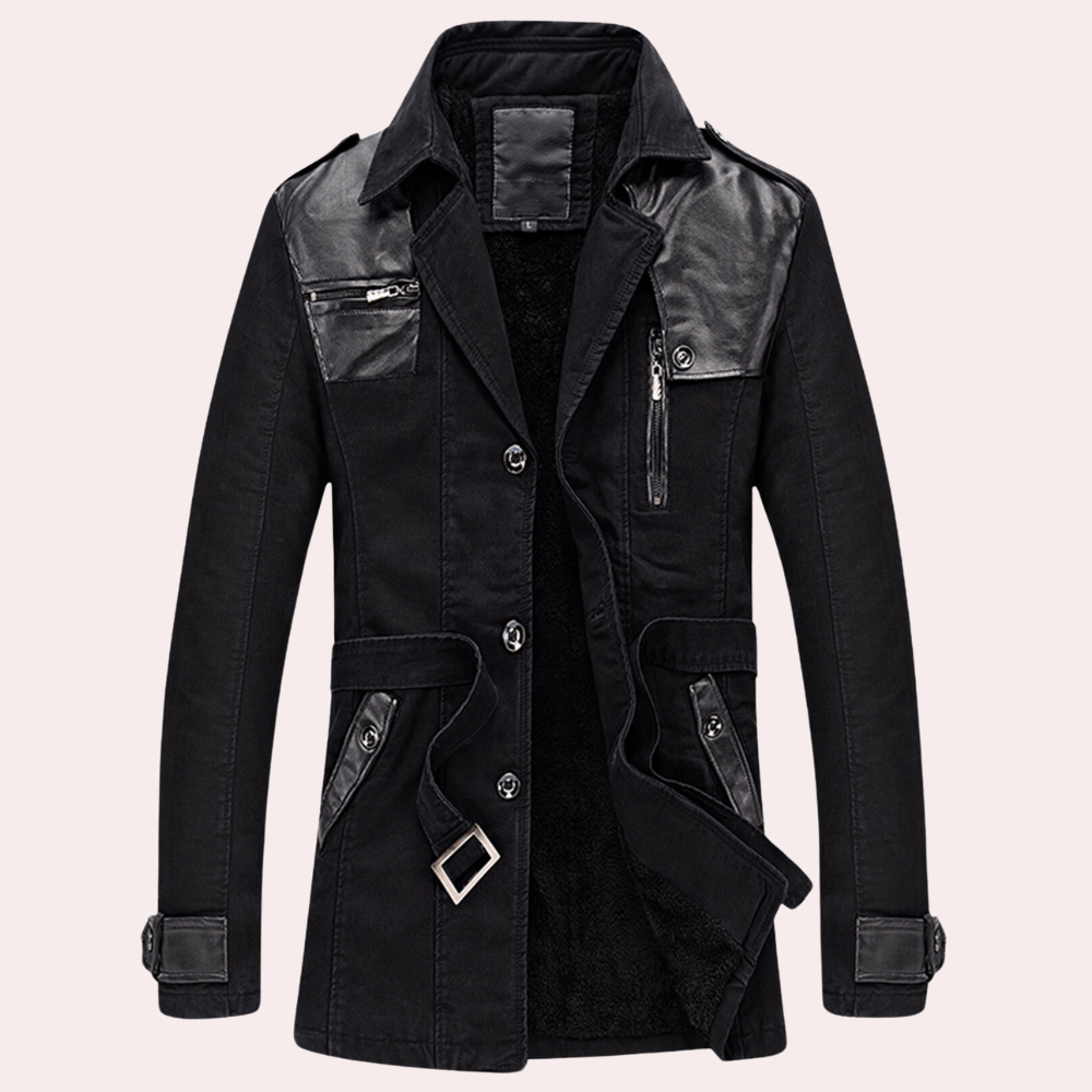 WW | Elegant, Warm Trench Coat for Men