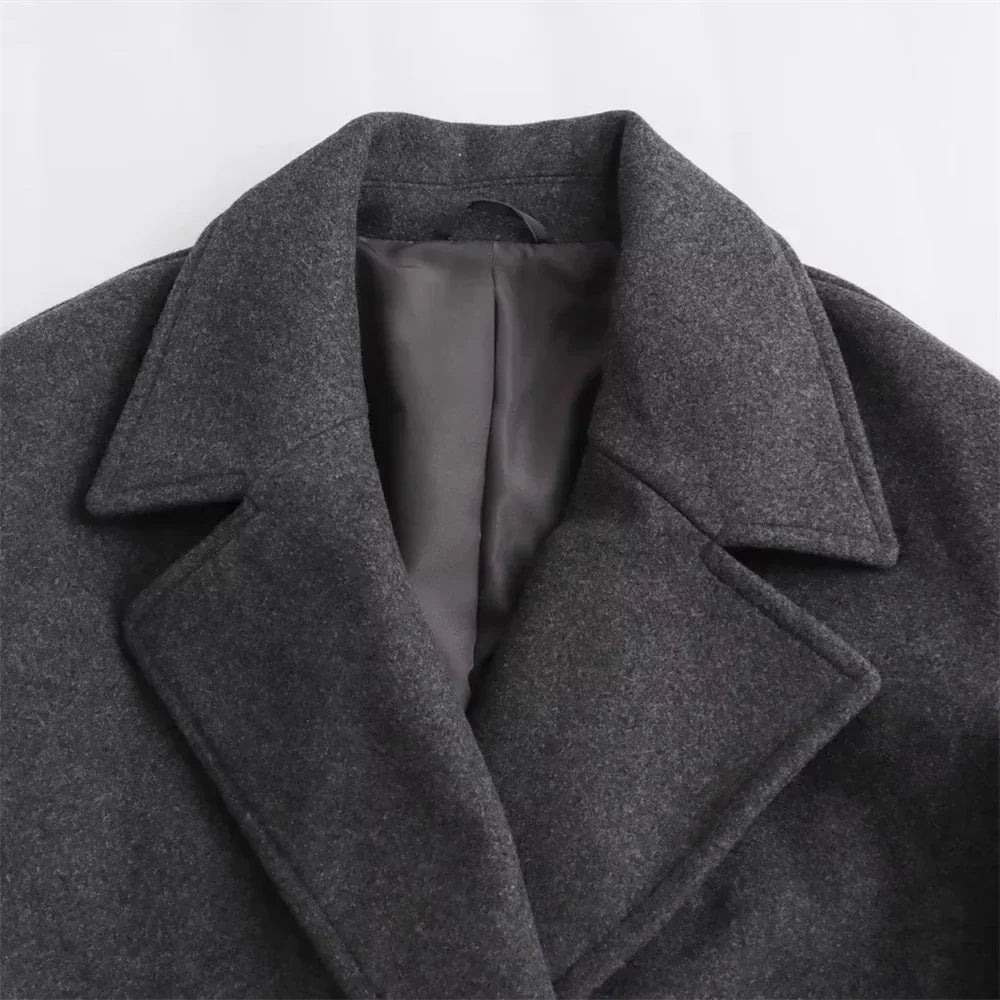 WW | Long Jacket for Women Elegant Design Warm Winter Jacket