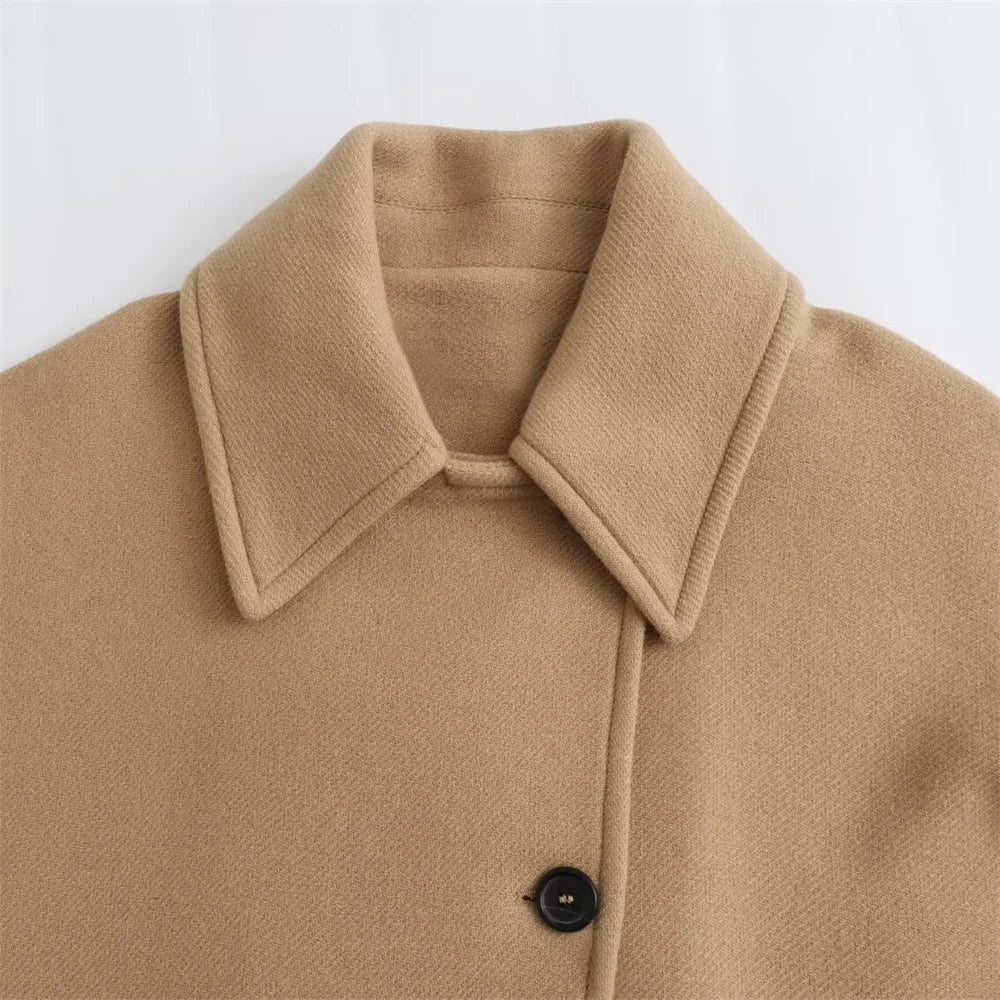 WW | Cape Sleeve Winter Coat