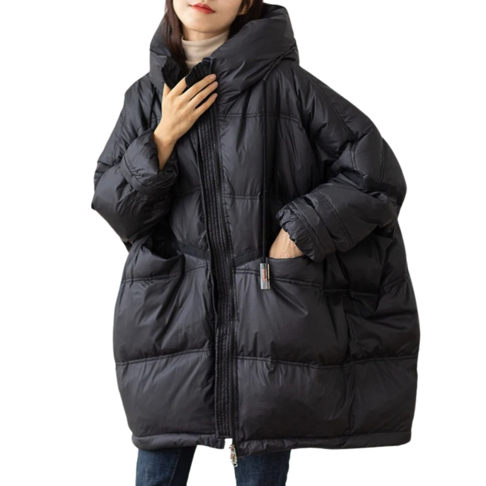WW | Übergrößen Frauen Winterjacke mit Kapuze