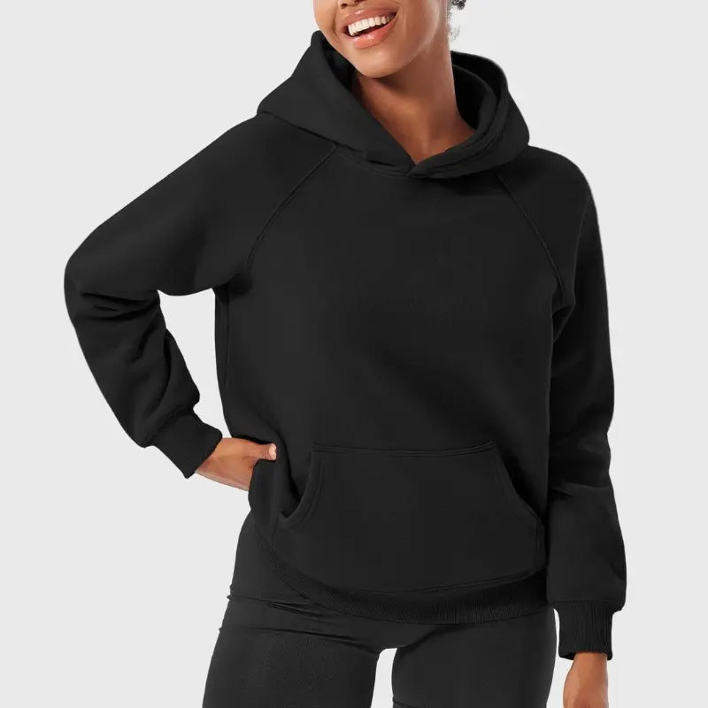 WW | Damen Hoodie mit Raglanärmeln und Kängurutasche