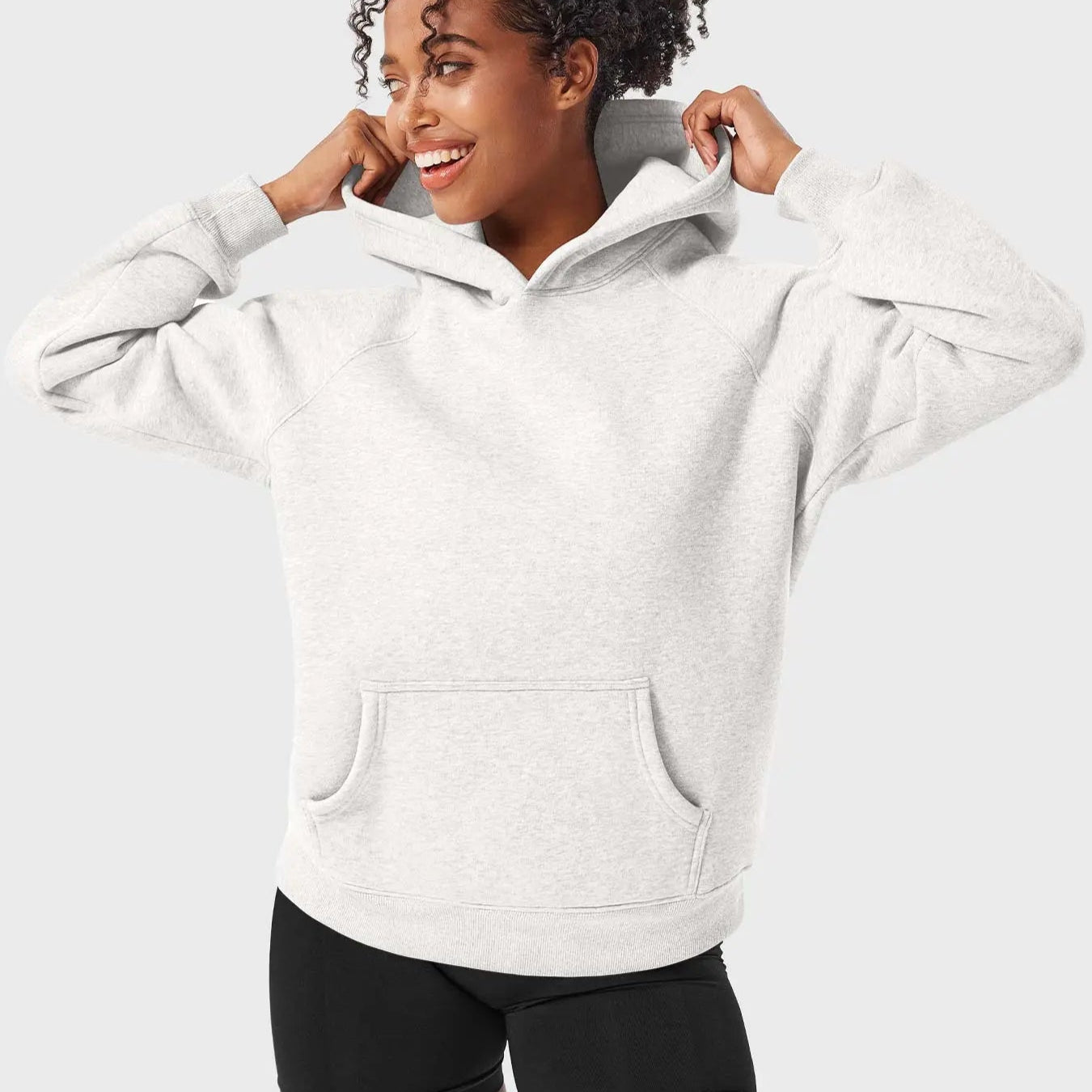 WW | Damen Hoodie mit Raglanärmeln und Kängurutasche