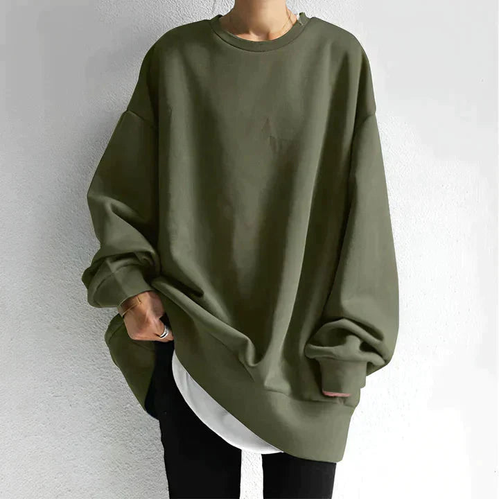WW | Oversized Pullover for Women Long Sleeve Baggy Loose Fit Pullover