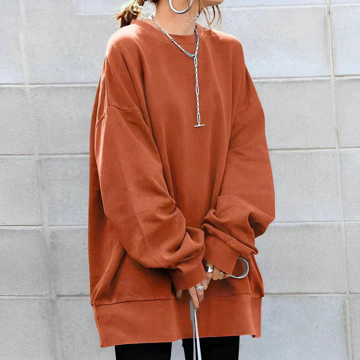 WW | Oversized Pullover for Women Long Sleeve Baggy Loose Fit Pullover