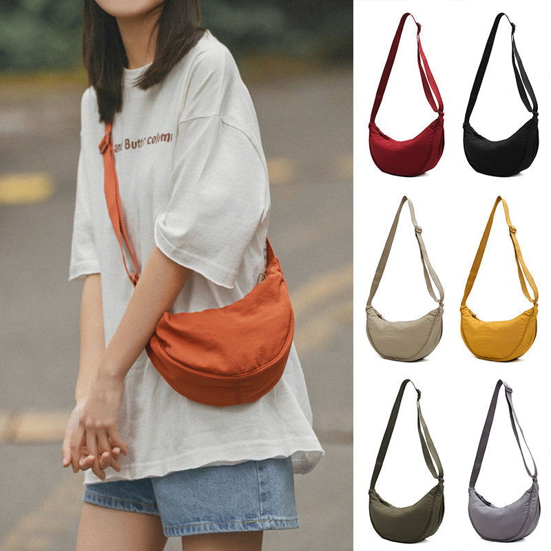 WW | Women's Half Moon Crossbody Bag with Adjustable Strap
