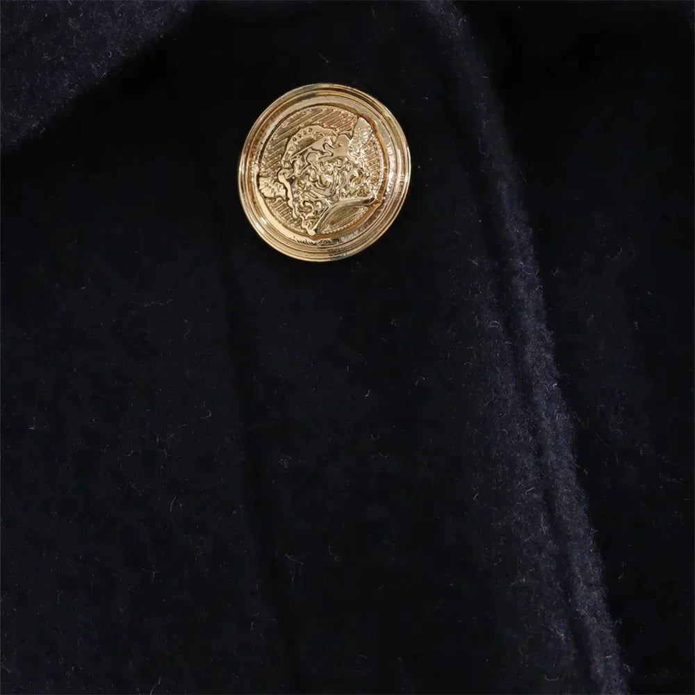 WW | Neue modisch lässige Jacke mit goldener Schnalle für Frauen