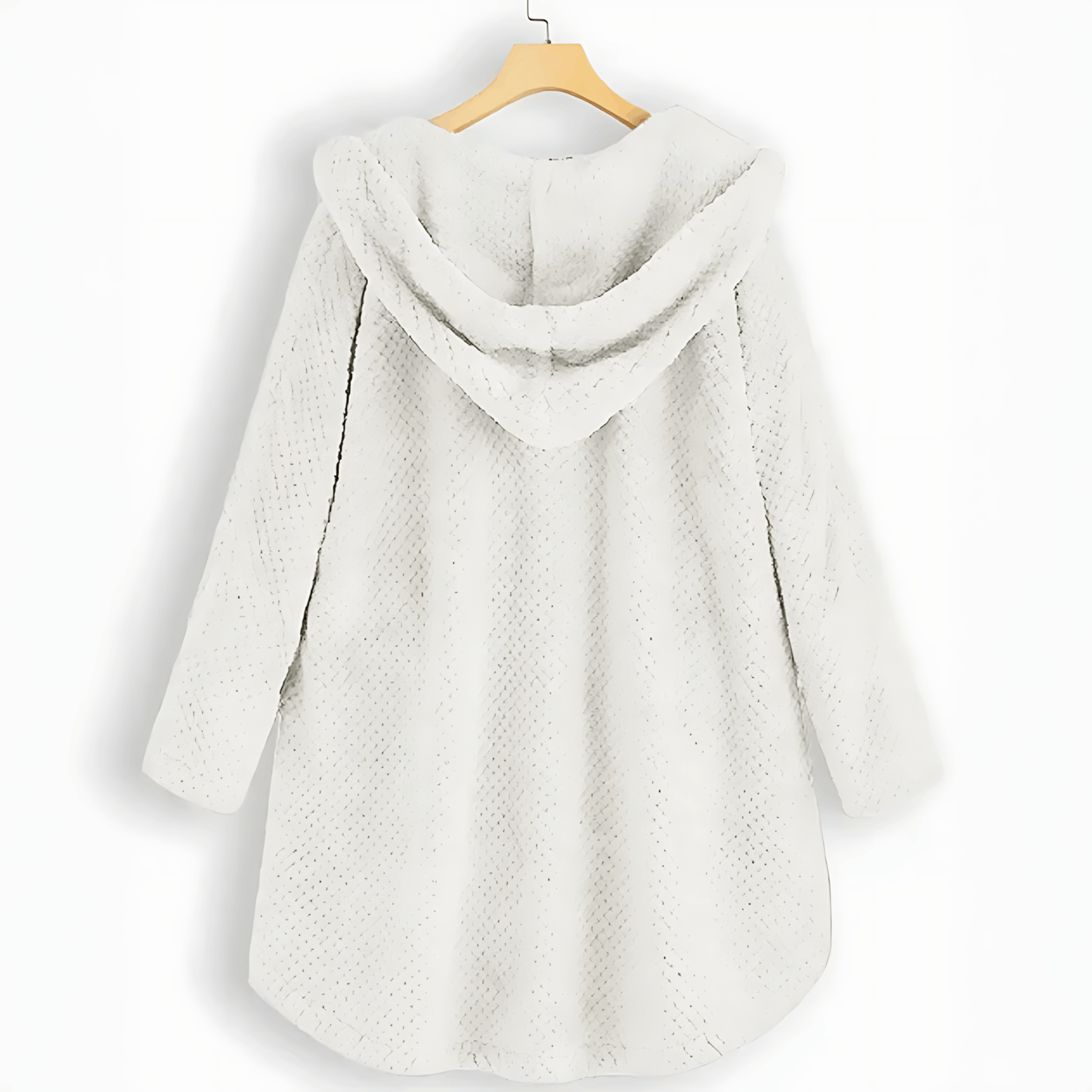 WW | Fleece Strickjacke mit Kapuze
