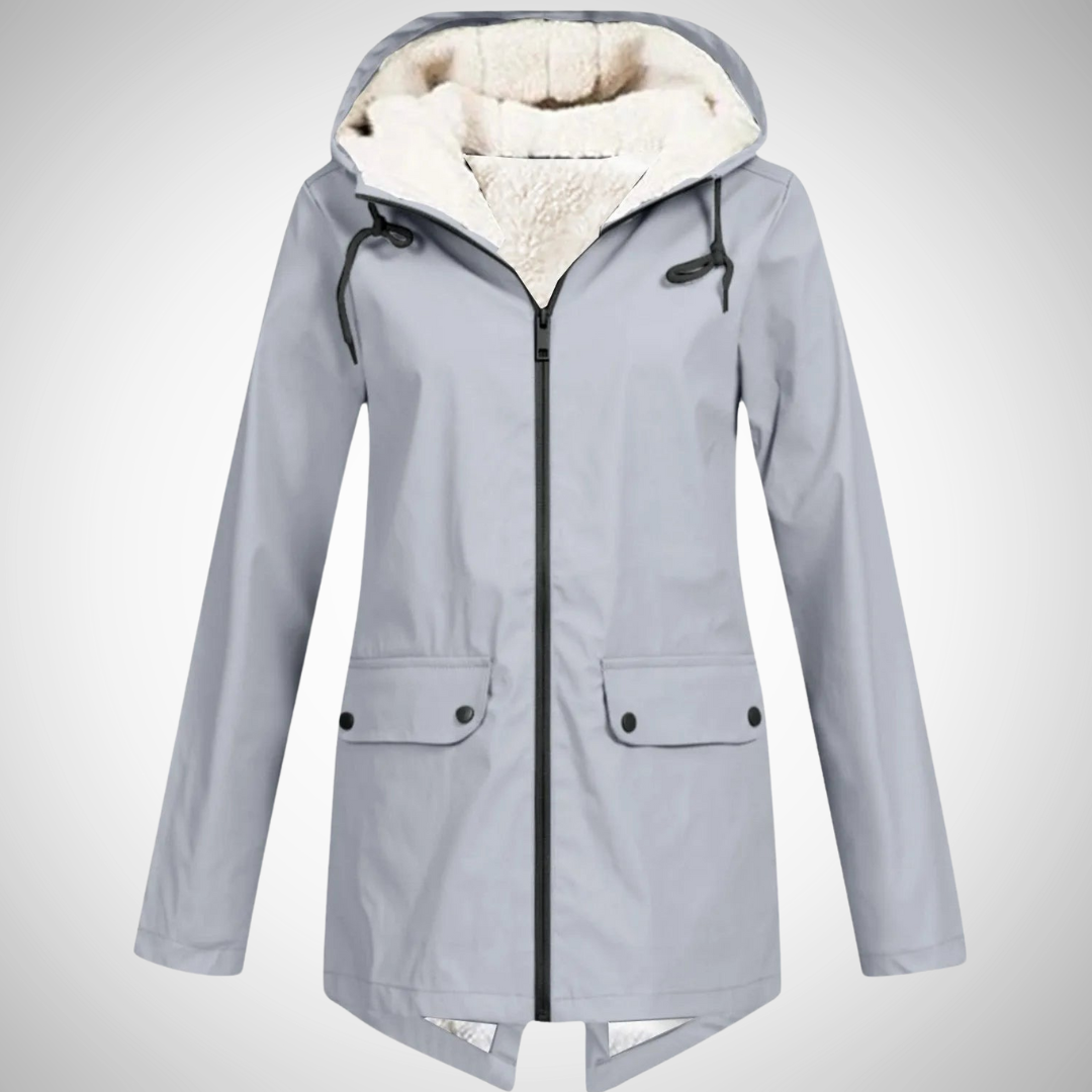 WW | Fleece Gefütterter Regenmantel Für Frauen