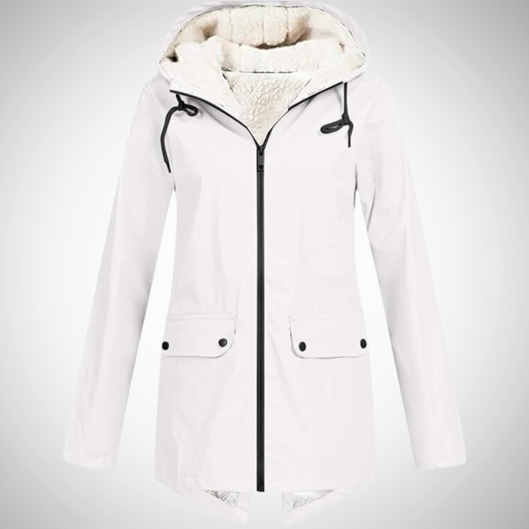 WW | Fleece Gefütterter Regenmantel Für Frauen