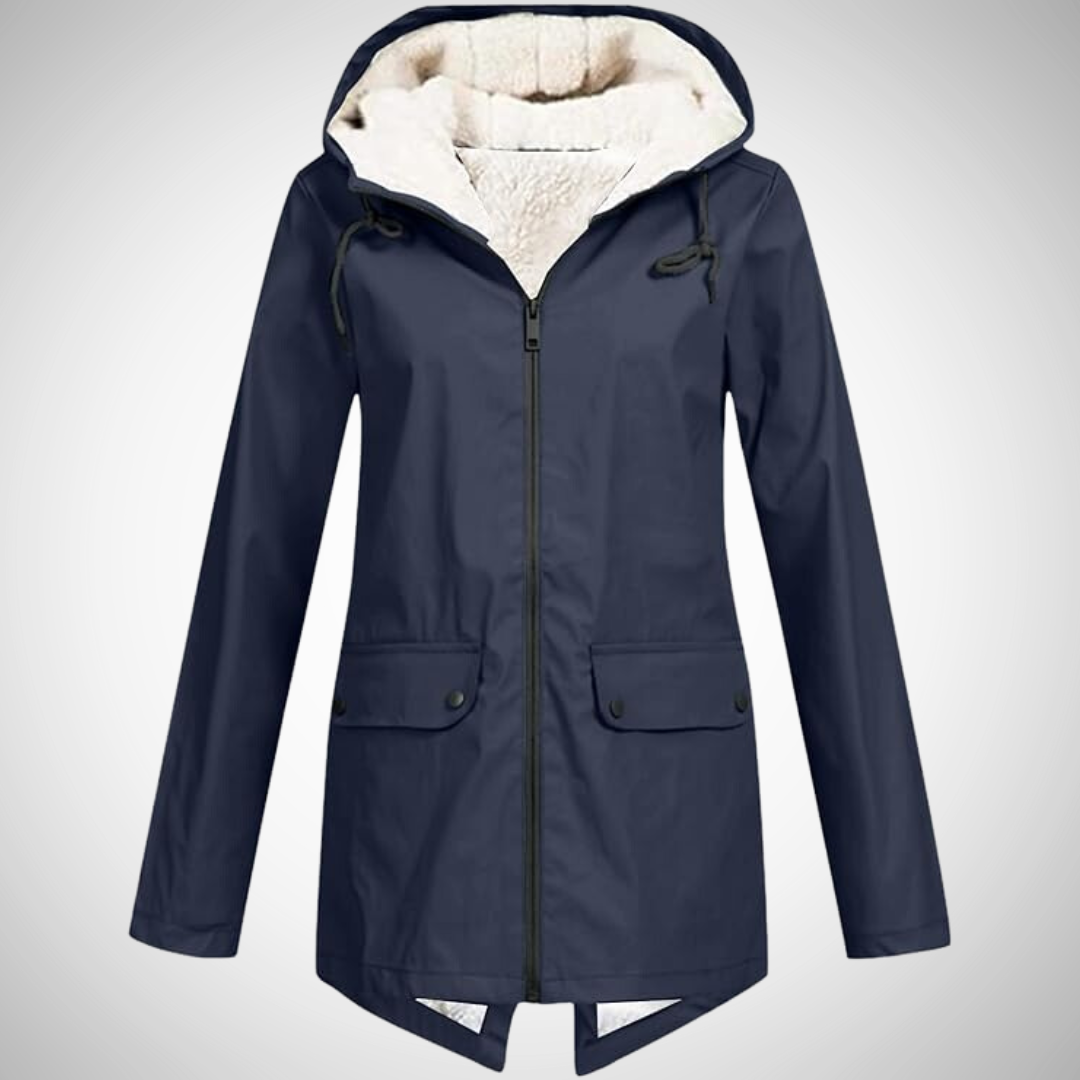 WW | Fleece Gefütterter Regenmantel Für Frauen