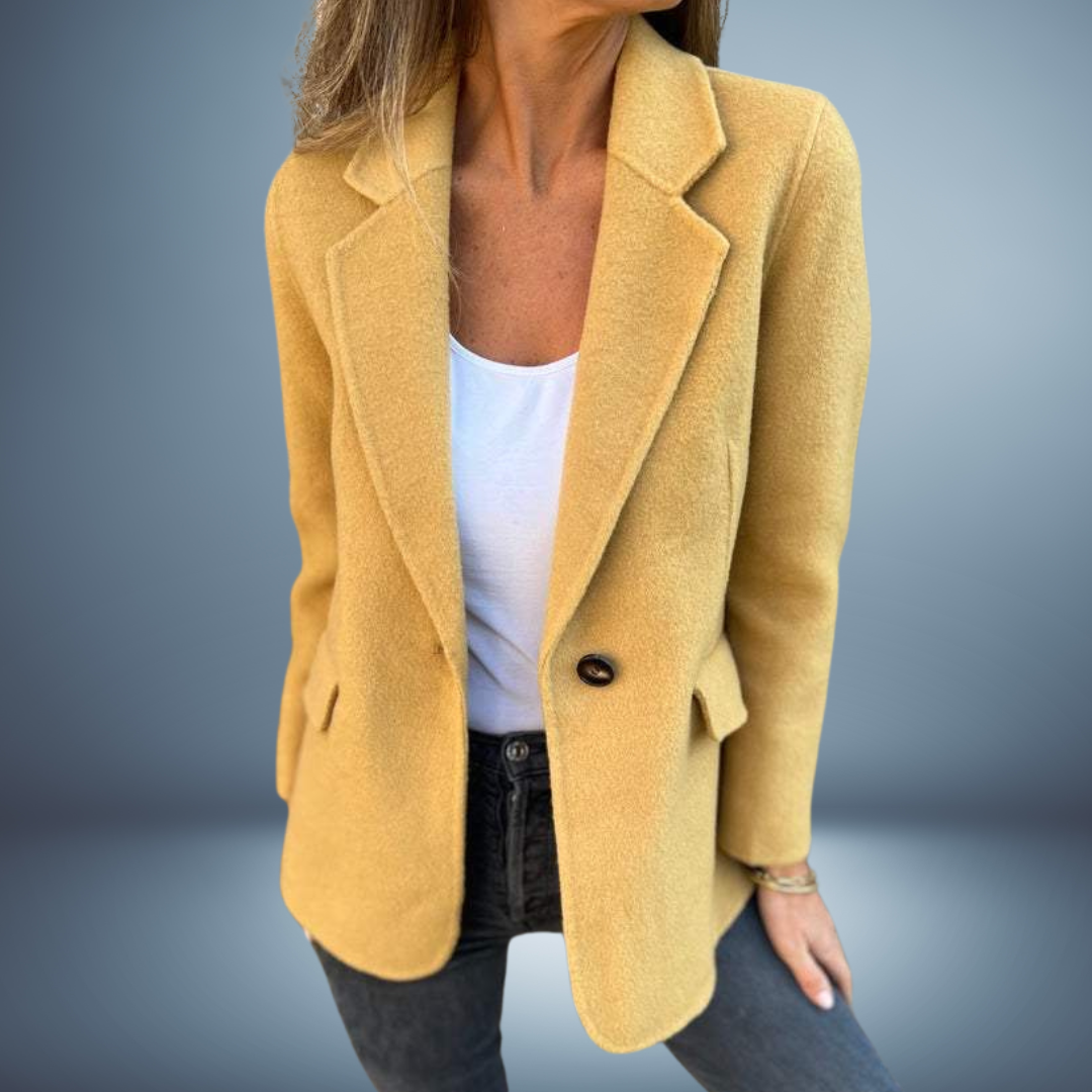 WW | Damen Lang blazer mit Knöpfen - Maßgeschneidert