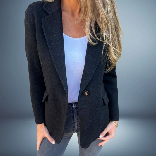 WW | Damen Lang blazer mit Knöpfen - Maßgeschneidert