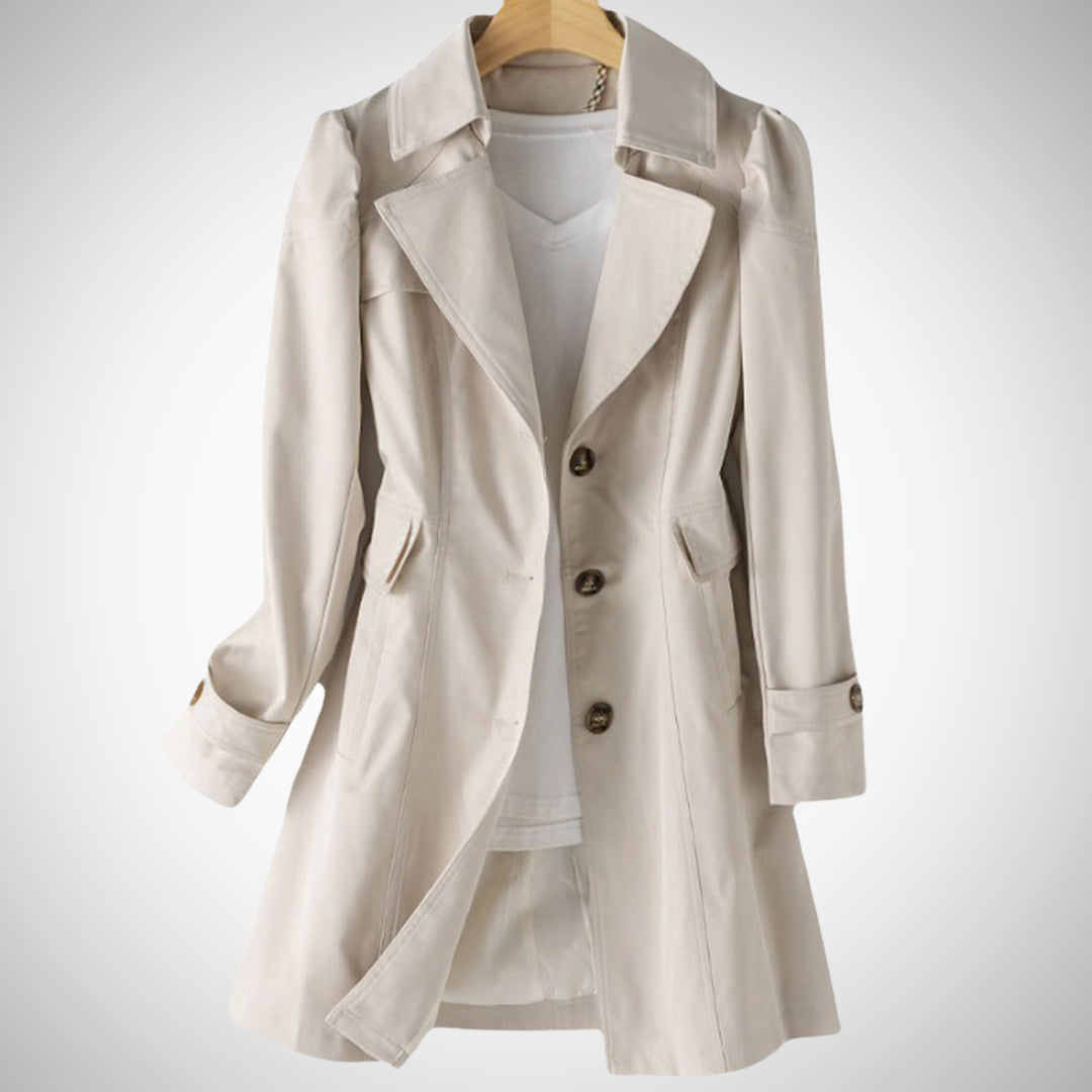 WW | Lang Windbreaker Regenmantel Für Frauen