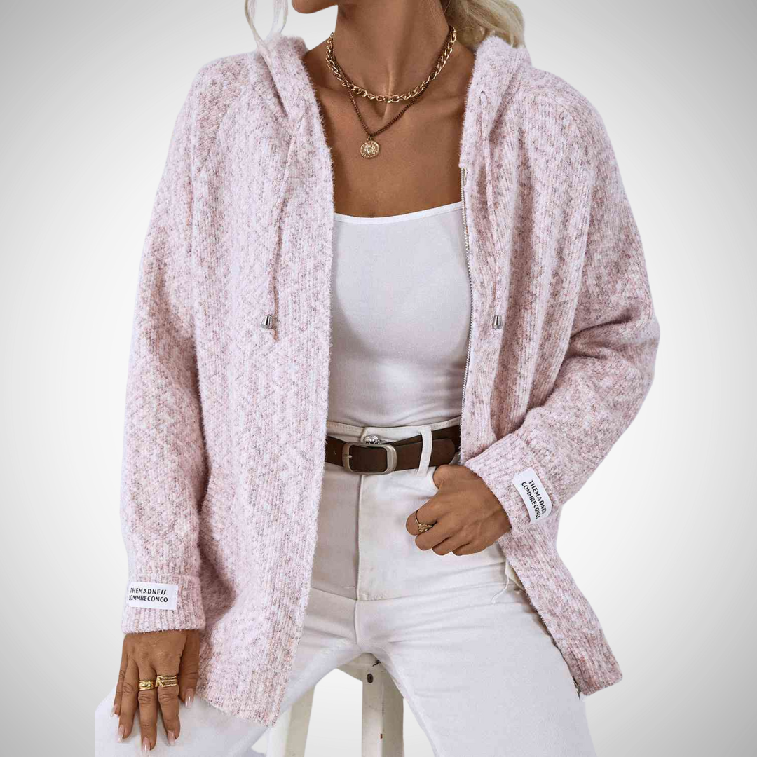 WW | Zip up Kapuzenpullover Für Frauen