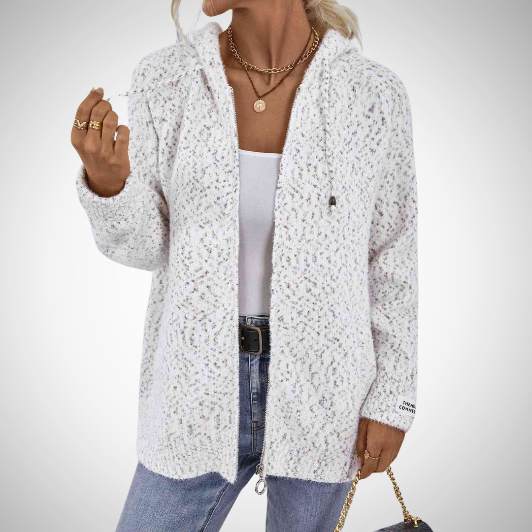 WW | Zip up Kapuzenpullover Für Frauen