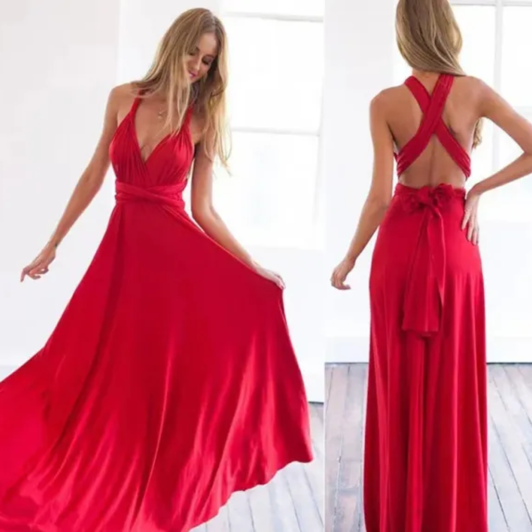 WW | Elegantes Baumwoll Wickelkleid