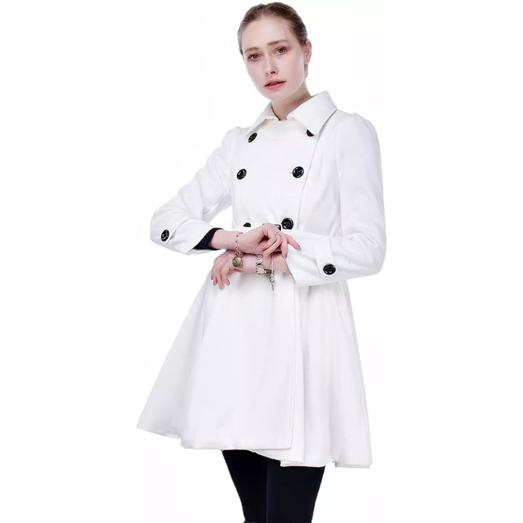 WW | Wool Peacoat with Belt Patty