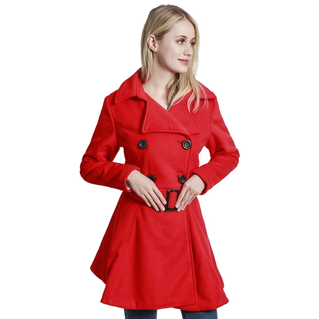 WW | Wool Peacoat with Belt Patty