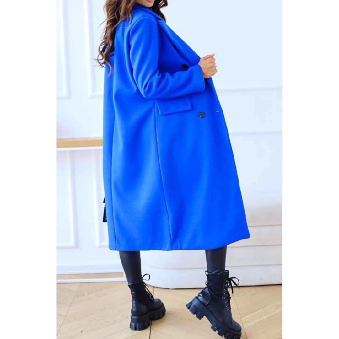 WW | Long coat - Oversized fit - Wool quality - Double-breasted - Classic details