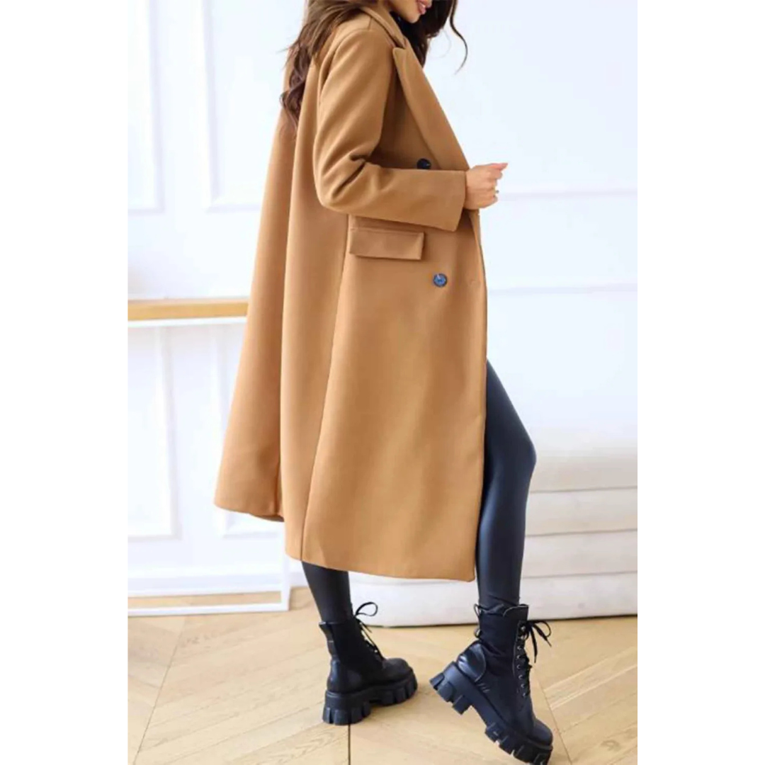 WW | Long coat - Oversized fit - Wool quality - Double-breasted - Classic details